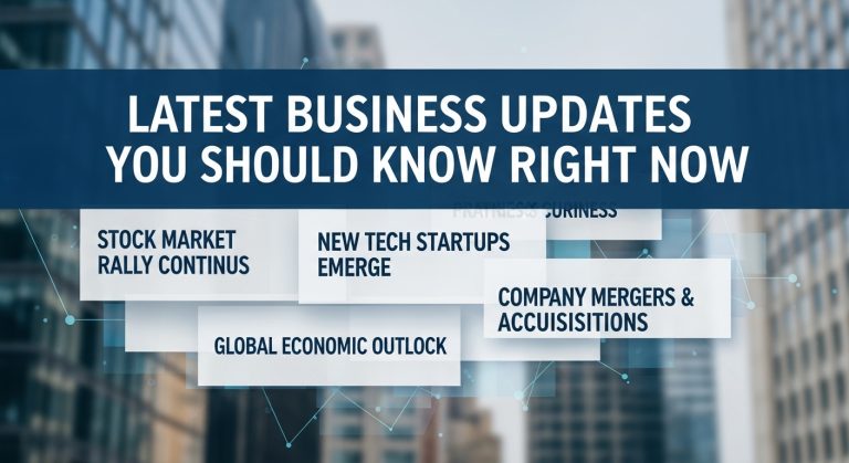 Latest Business Updates You Should Know Right Now
